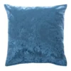 Detail sarung bantal Amarante warna biru 45x45 CM