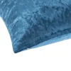 Tekstur kain sarung bantal Amarante warna biru 45x45 CM