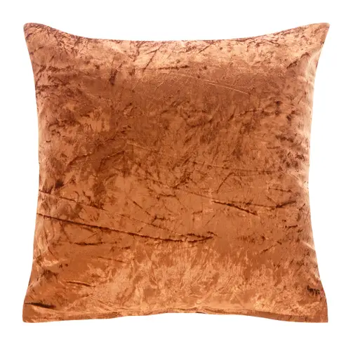 Detail sarung bantal Amarante warna bronze 45x45 CM