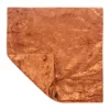 Detail tekstur kain sarung bantal Amarante warna bronze 45x45 CM