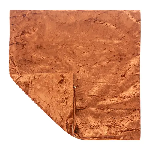 Detail tekstur kain sarung bantal Amarante warna bronze 45x45 CM