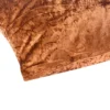 Tekstur kain sarung bantal Amarante warna bronze 45x45 CM