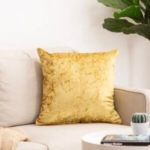 Sarung bantal Amarante warna emas 45x45 CM sebagai dekorasi sofa
