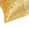 Tekstur kain sarung bantal Amarante warna emas 45x45 CM