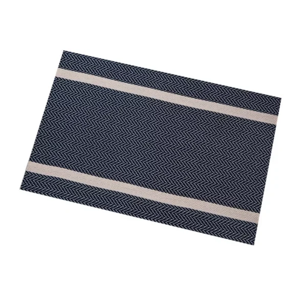 Placemat Atque G warna biru 30x45 cm untuk dekorasi meja makan
