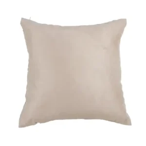 Sarung bantal Plan Suede warna krem 45x45 cm dengan desain polos