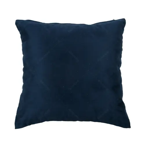 Sarung Bantal Plan Suede Navy 45x45 cm – Maiika Sarung bantal Plan Suede warna navy 45x45 cm dengan desain polos
