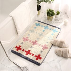 Keset Royal Mat M warna-warni 40x60 CM dengan motif geometris