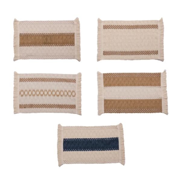 Koleksi placemat Visby warna krem 30x50 cm dalam berbagai pilihan motif
