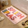 Keset Words A Splish Splash warna-warni ukuran 40x60 CM