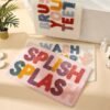 Koleksi Keset Words warna-warni ukuran 40x60 CM