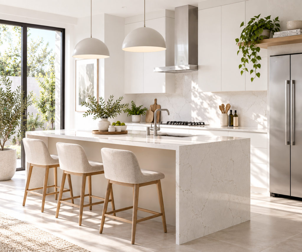 Inspirasi dapur modern minimalis dengan dekorasi natural MAIIKA