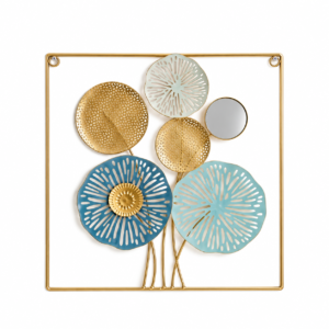Hermitage Artware biru ukuran 45×45 CM