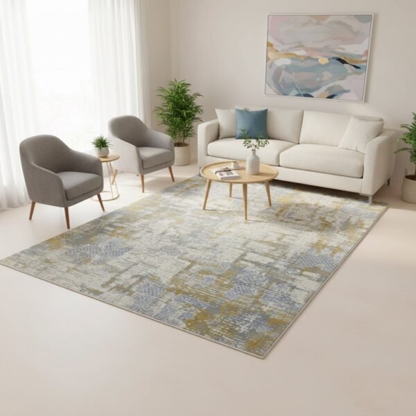 Karpet Bella A.12 Krem - Lifestyle Maiika Karpet Bella A.12 Krem di ruang tamu Maiika