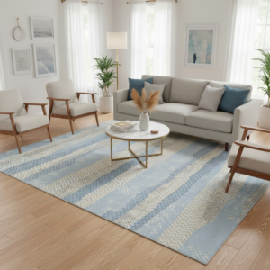 Karpet Bella A.8 Biru di ruang tamu Maiika