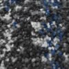 Detail tekstur Karpet Furano warna biru Maiika