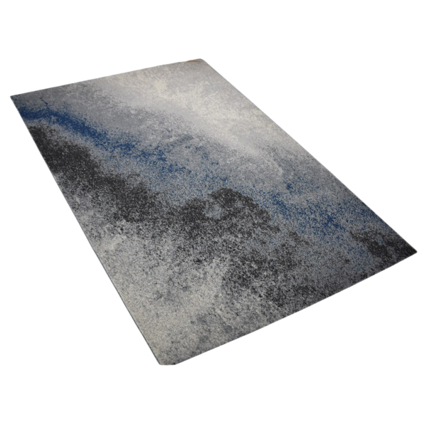 Karpet Kamakura warna biru Maiika motif abstrak