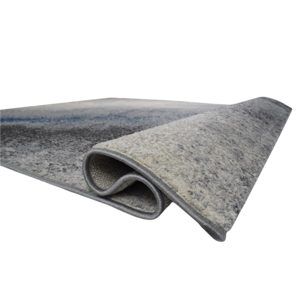 Detail Karpet Kamakura warna biru Maiika