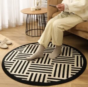Karpet Mika 3 Warna-warni Dia 80 CM Maiika