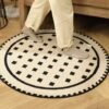 Karpet Mika 4 Warna-warni Dia 80 CM Maiika