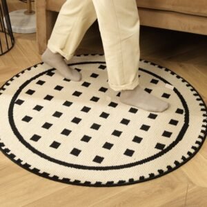 Karpet Mika 4 Warna-warni Dia 80 CM Maiika