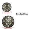 Detail ukuran Karpet Mika Series 1–5 Dia 80 CM Maiika