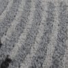 Detail tekstur Karpet Nara warna abu-abu Maiika