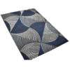 Karpet Nara warna biru Maiika motif geometris