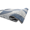 Detail Karpet Nara warna biru Maiika
