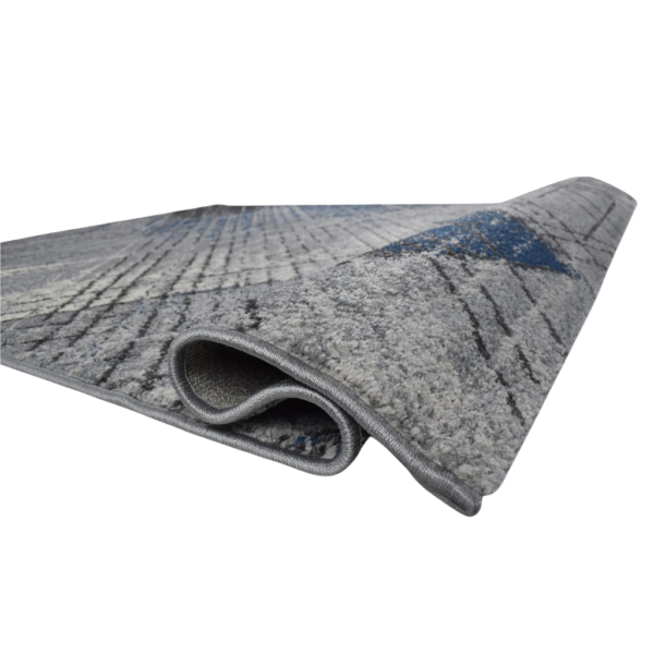 Detail Karpet Otaru warna biru Maiika