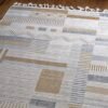 Detail motif Karpet Tamaa 2 Krem dari Maiika