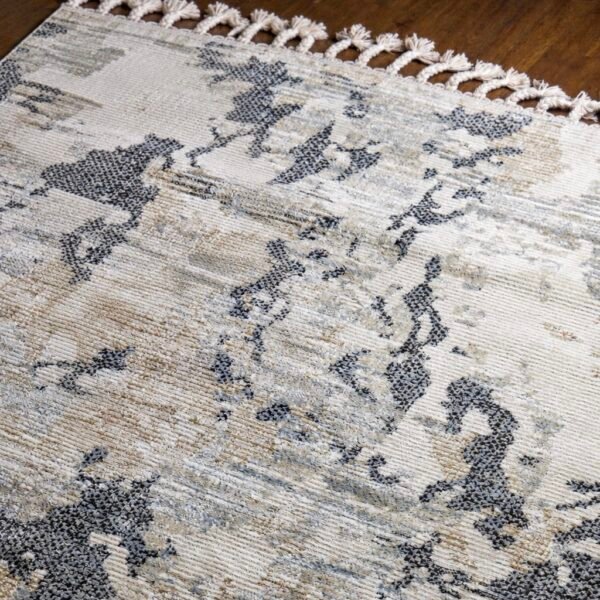 Detail motif Karpet Tamaa 6 Krem dari Maiika