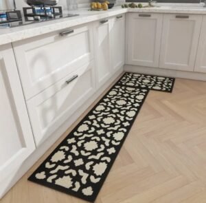 Mika 1 Warna-warni Keset 45x70 CM motif hitam krem Maiika
